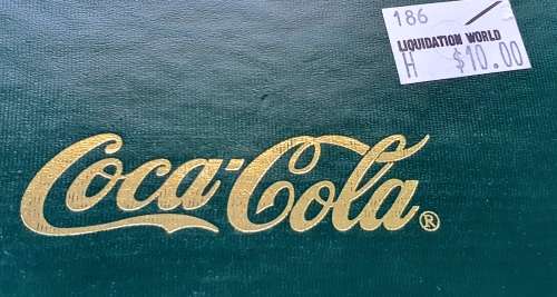 VINTAGE - STUNNING - ORIGINAL COCA COLA - 2 X GOLDEN ORNAMENTS STANDS - VERY RARE 1996